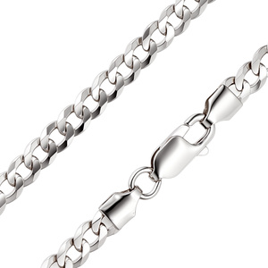 Paveikslėlis Sidabrinė grandinėlė "Curb"