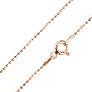 Paveikslėlis Paauksuota sidabrinė grandinėlė "Bead"