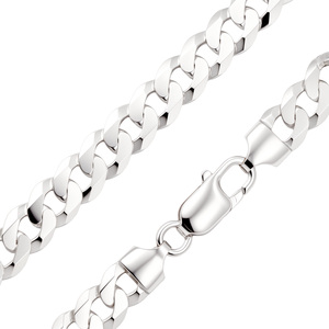 Paveikslėlis Sidabrinė grandinėlė "Curb"