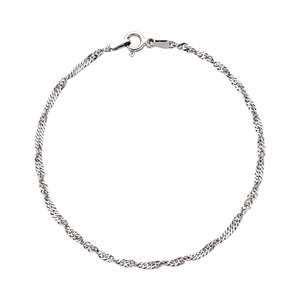 Paveikslėlis Sidabrinė apyrankė "Singapore"