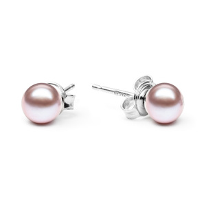 Изображение Серебряные серьги с жемчугом