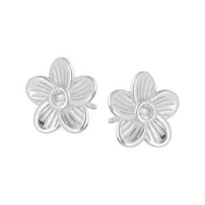 Изображение Серебряные серьги с цирконами