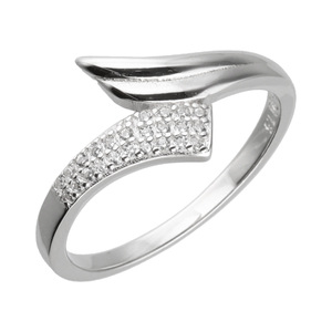 Paveikslėlis Sidabrinis žiedas su cirkoniais