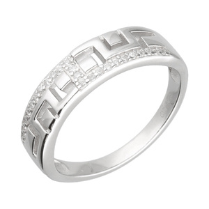 Paveikslėlis Sidabrinis žiedas su cirkoniais