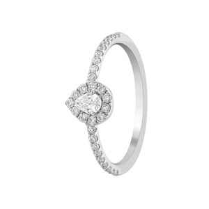 Paveikslėlis Balto aukso žiedas su LAB deimantais