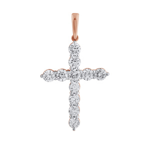 Paveikslėlis Auksinis kryželis su LAB deimantais