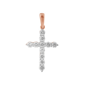 Paveikslėlis Auksinis kryželis su LAB deimantais