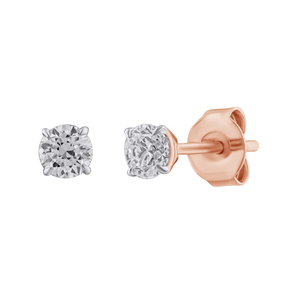 Изображение Золотые серьги с LAB бриллиантами