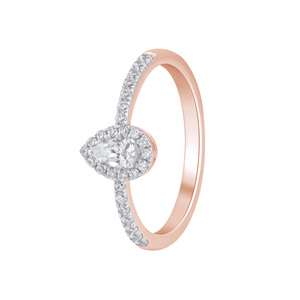 Paveikslėlis Auksinis žiedas su briliantais