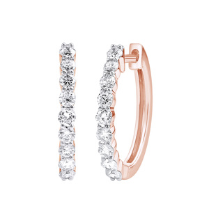 Paveikslėlis Auksiniai auskarai su briliantais