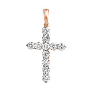 Paveikslėlis Auksinis kryželis su briliantais