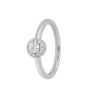 Paveikslėlis Balto aukso žiedas su LAB deimantais