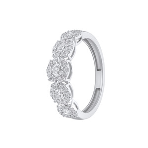 Paveikslėlis Balto aukso žiedas su LAB deimantais