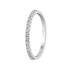 Paveikslėlis Balto aukso žiedas su LAB deimantais